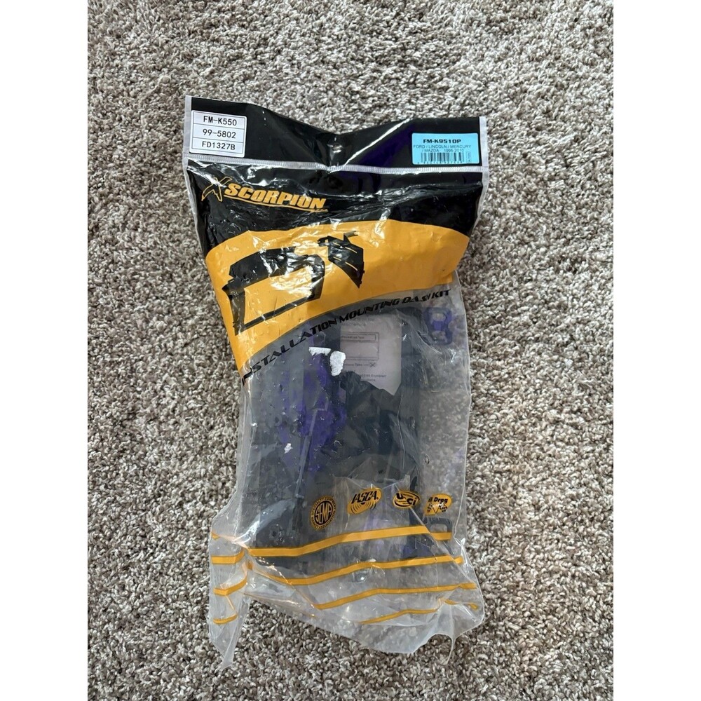 XScorpion Car Stereo Mounting Dash Kit FM-K9510P- For Ford/Lincoln/Mazda/Mercury